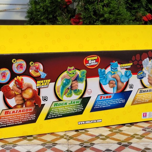 Goo Jit Zu Heroes of All Stars Action Figure Set 4 Pieces Brand New Kid Toy Gift - Picture 3 of 10